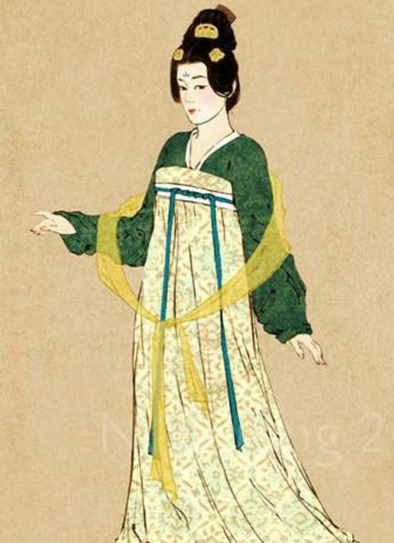 盘点中国古代时期的服饰:最喜欢图4的隋唐风格,图3很文艺|服饰|文艺|时期|衣着|深衣_新浪新闻