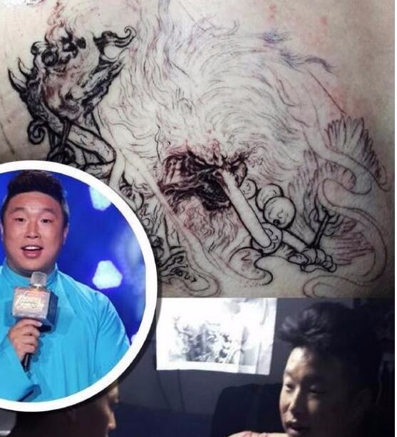 德云社讲相声的人为什么个个都有纹身岳云鹏纹身最搞笑