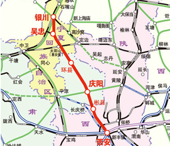 中国西北一条建设中的高铁,全长618公里,有经过你的家乡吗?