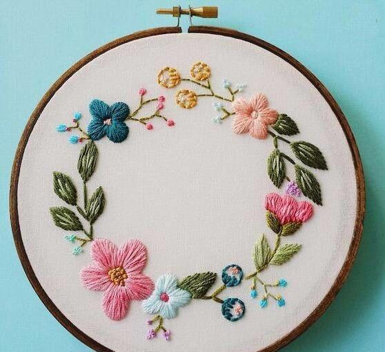 学会这4种刺绣针法,这些好看的刺绣图样都不在话下