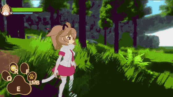 强力攻击技能来打败天蓝怪;至于像薮猫爬树等这类动画中的经典动作,也