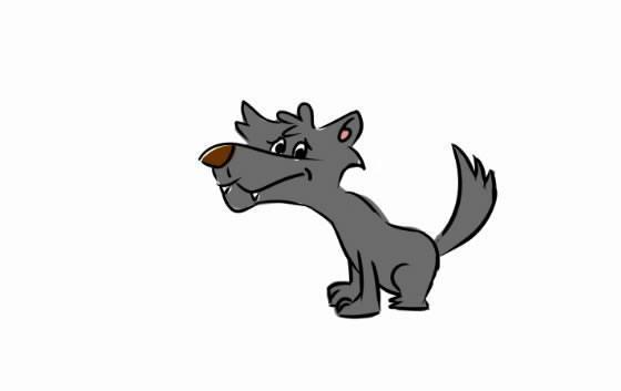 跟我一起画 简笔画 第34期 反面角色大灰狼