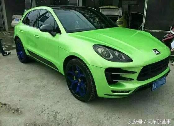 保时捷车主将macan改装成众泰sr9