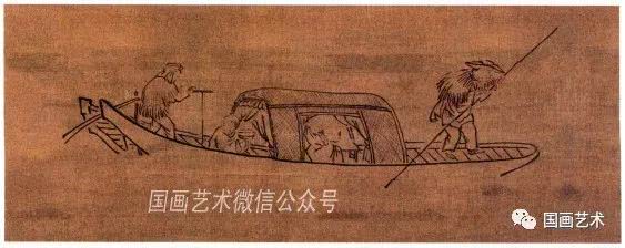 周文靖《雪夜访戴图》点景舟楫分步画法