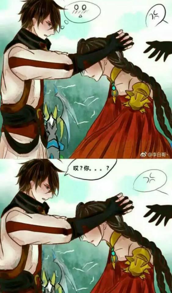 王者荣耀韩信好过分哦李白好不容易撩一次妹就这样被搅和了