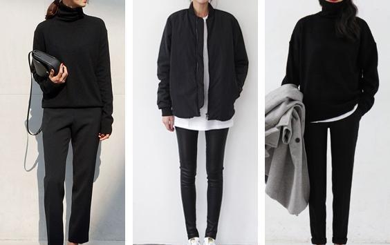 欧美街头超酷黑白灰搭配,15套休闲装示范