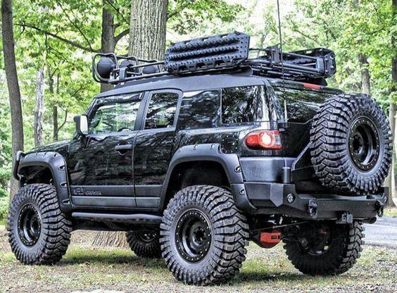 丰田fj美图,越野人都想有一辆,改装越野利器,力量和可靠的力作