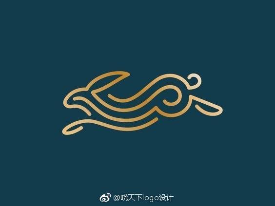 灵感激发兔元素logo设计学习下吧