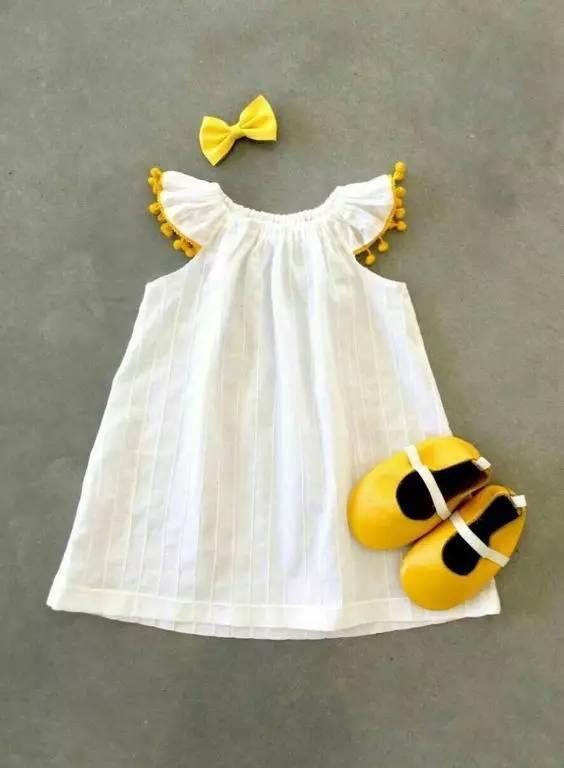 她用旧布料给女儿做的独一无二小裙子,小伙伴们齐齐羡慕