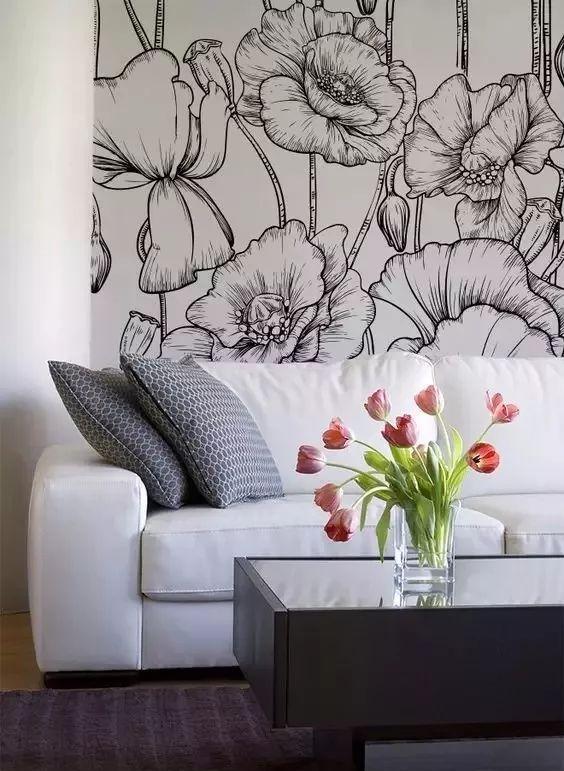 「室内」看看人家的手绘墙,你家的只能叫墙!