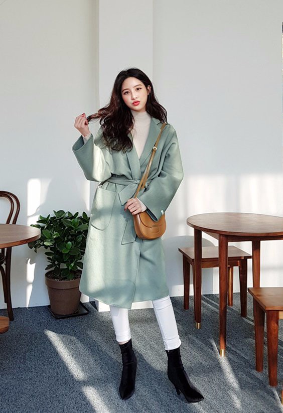 冬天外套女装新款韩范搭配!大衣外套也能穿出气质优雅风