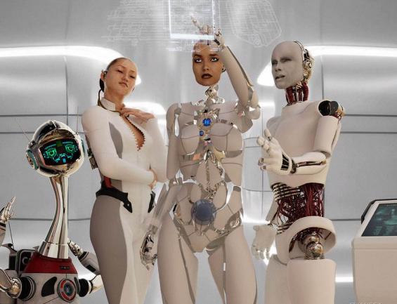 女性智能机器人伴侣图片