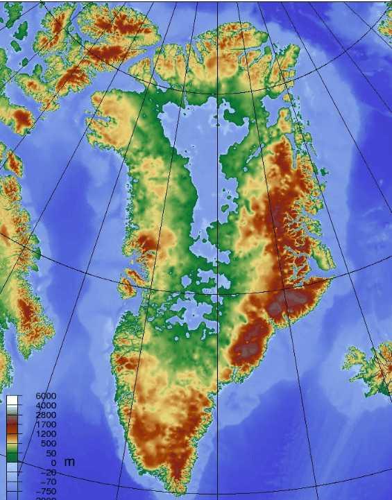 格陵兰面积图片