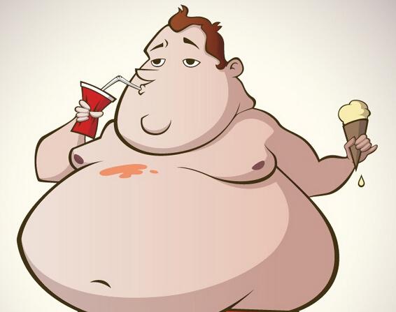 减肥搞笑配图 胖子图片