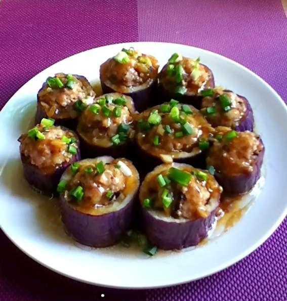 好吃可爱的香菇肉酿茄子,你嘴馋了吗?