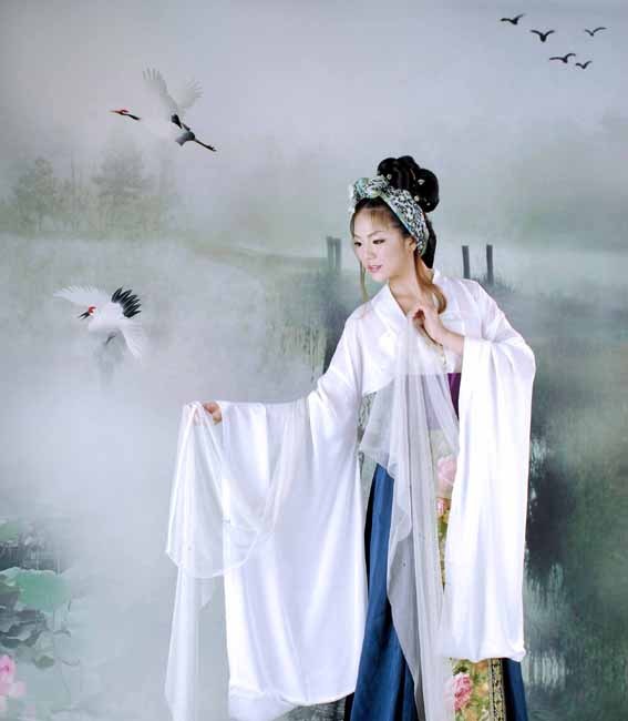 中国古代四大美女之"沉鱼"西施