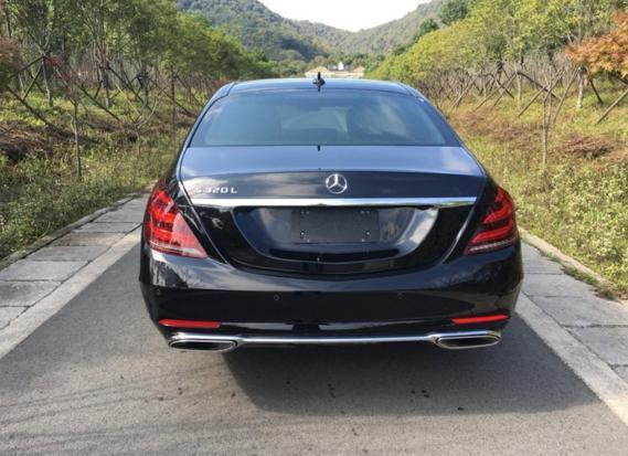 广东小伙花101万买2018款奔驰s320l: 开到公园里拍照