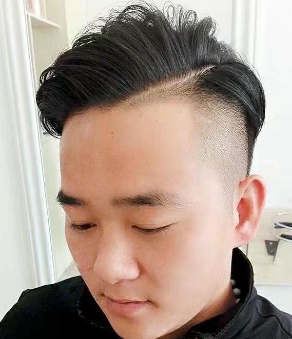 男士最时尚最流行的一道杠发型大全