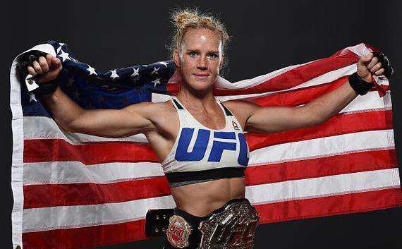 ufc女子冠军霍尔姆挑衅"机械婆", 扬言一回合暴打3个肌肉男!