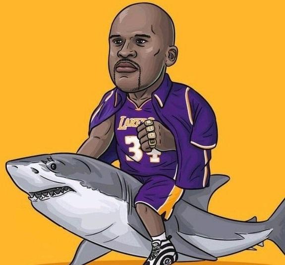 打赌输了奥尼尔背着一身鸡毛边跑边学鸡嗷嗷叫