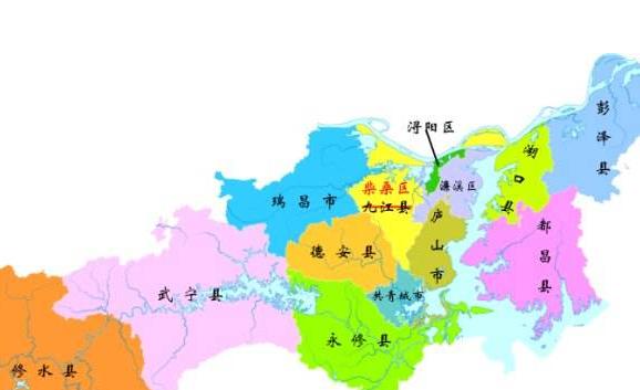 在地理位置上,柴桑区位于江西省北部,九江市西部,长江中游南岸,庐山西