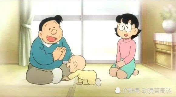 说教典范:大雄妈妈虽然现在大雄的妈妈是一个典型的家庭主妇形象,常年