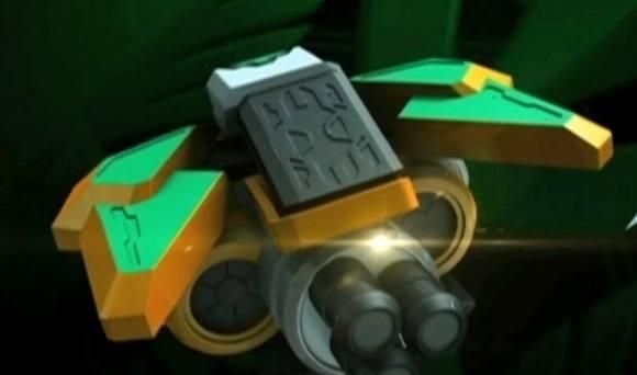 这个武器所打出的子弹形状为黄色旋涡状光弹,是由爆雷钻变形而成的