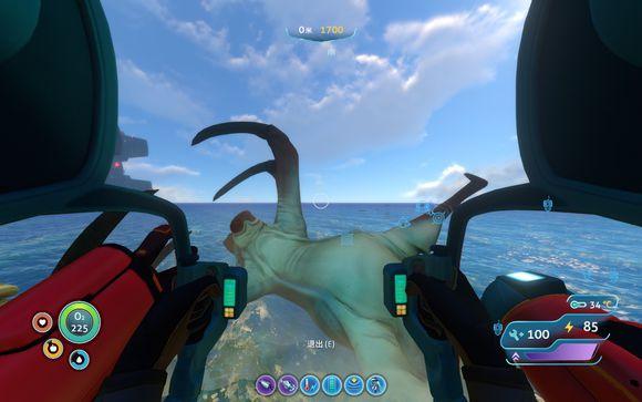 《美丽水世界》我发现了一只很萌的死神利维坦