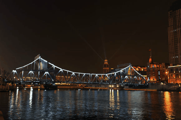 炫酷,津城旅游不可错过这几座漂亮的开启桥