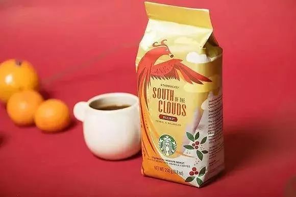 2009年1月,星巴克推出"凤舞祥云"综合咖啡.