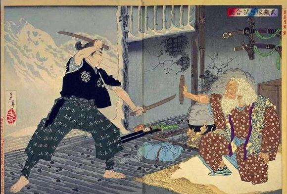他，日本战国时代的剑圣，新当流开山祖师，后世尊为日本剑道之祖