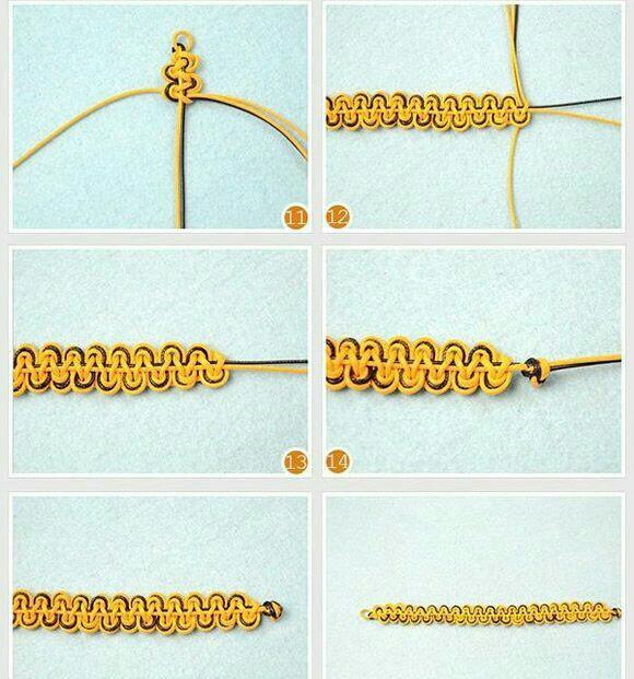 绳结编织手链,明星都佩戴,独一无二――畅匀手工制作教程之四