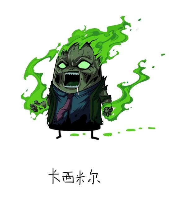 这个丧尸火男和原画一样,都很恐怖