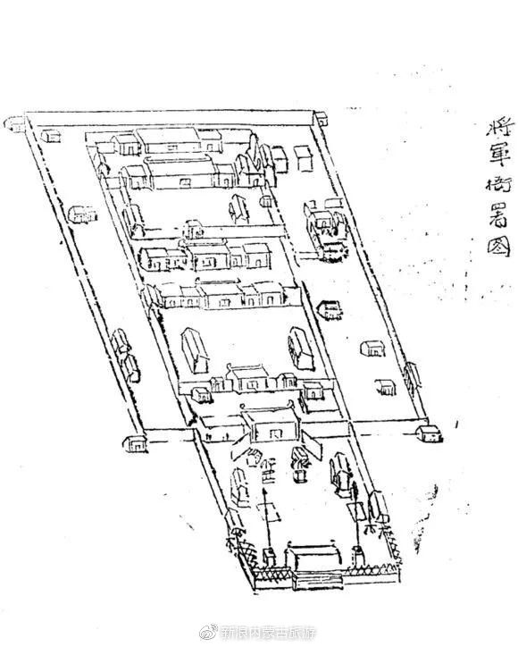 将军府平面图图片