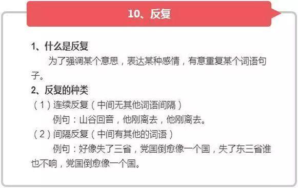 小学语文常用修辞手法集锦|修辞|手法|语文_新浪新闻