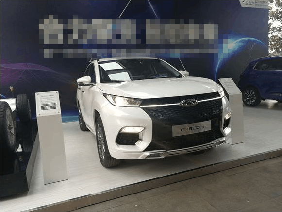 奇瑞exeed tx实车到店, 帅到没朋友, 售12万, 奇瑞终于开窍了