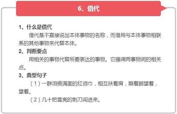 小学语文常用修辞手法集锦|修辞|手法|语文_新浪新闻