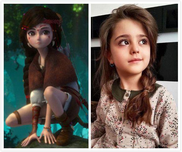 熊出没变形记中金发美女的原型是她和纳雅比起来真是要成熟很多