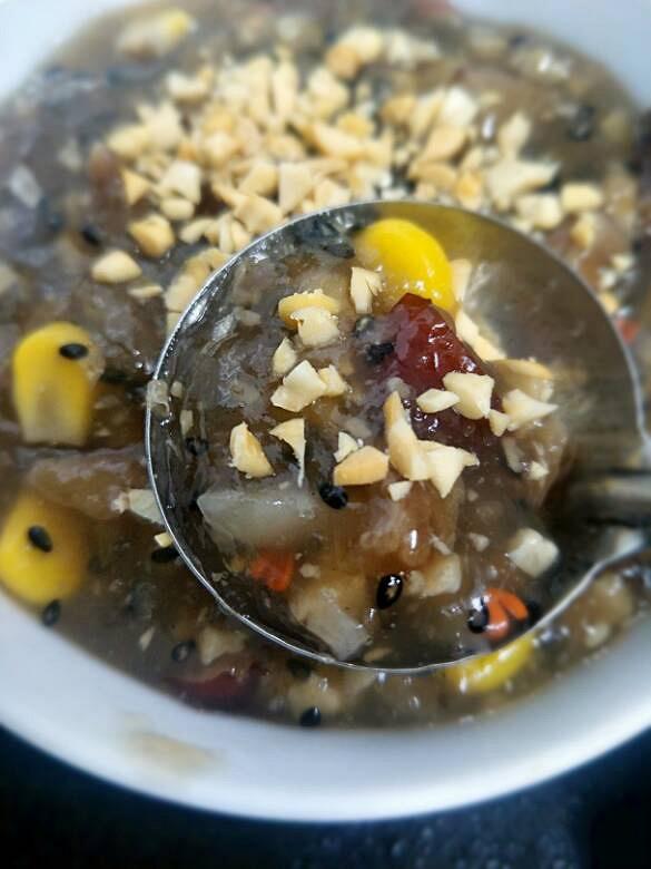 自制的山粉糊,去过一趟古街勾起的回忆,吃起来比果冻还香!