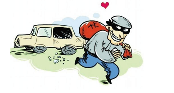 小偷盗窃得手7.3万兴奋过度当场面瘫 嘴都乐歪了