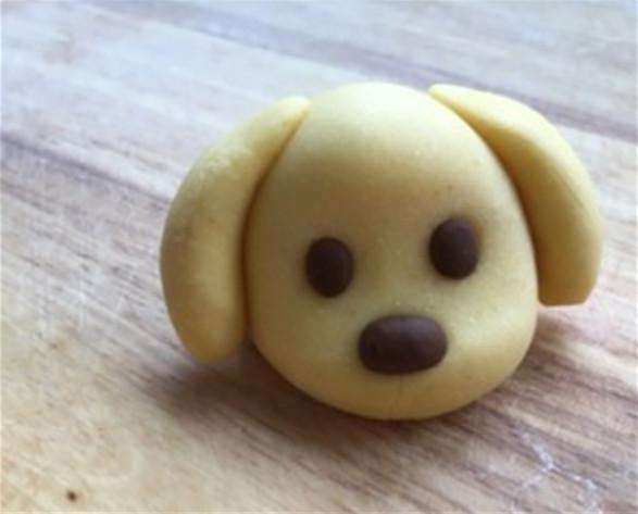 5,一只可爱的小狗馒头就做过了,一起来做着玩吧.