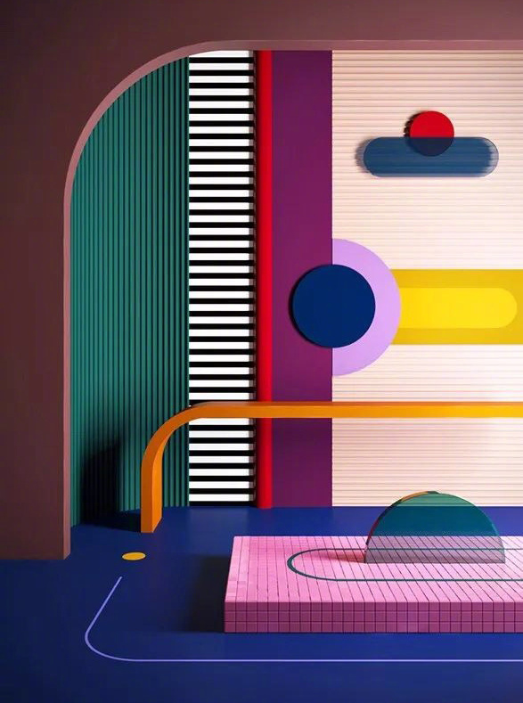 梦幻般的色彩构成|梦幻|色彩|设计师_新浪新闻