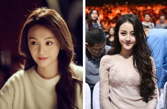 郑爽和迪丽热巴同穿礼服两人的身材差别真大