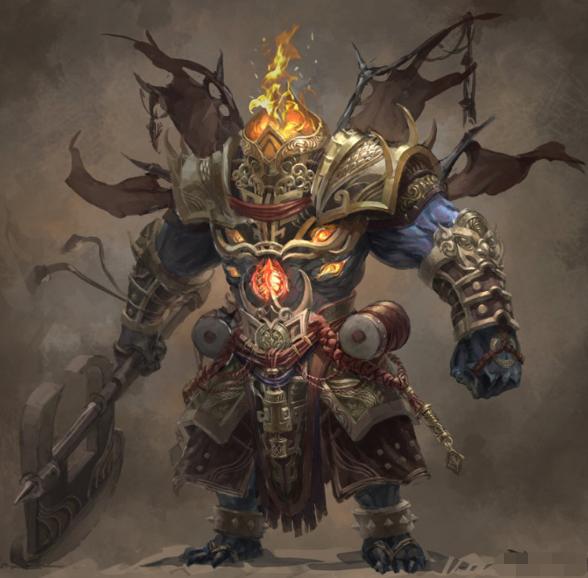 无头的战神愤怒的巨人