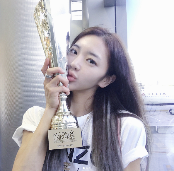 韩国健身冠军李燕花傲人身材