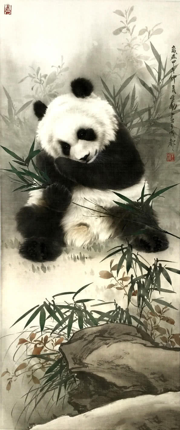 工笔走兽画家王申勇作品!__财经头条