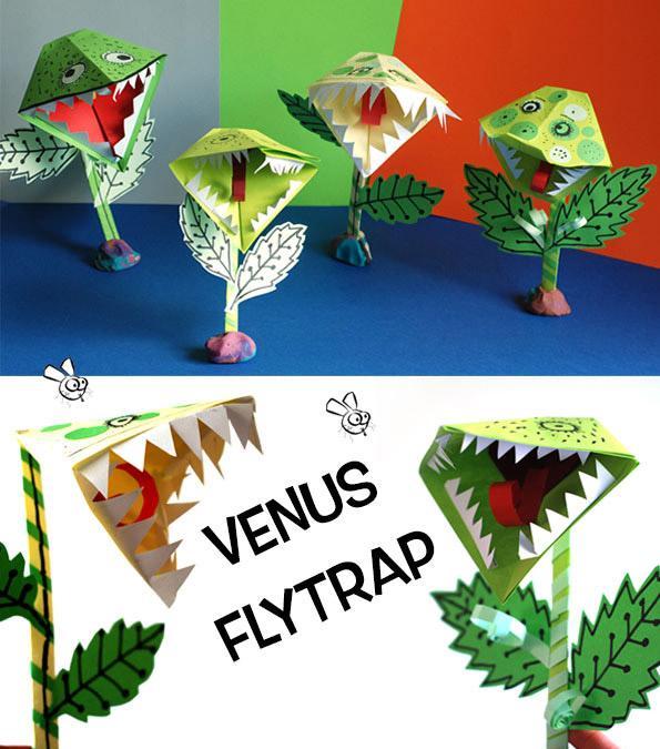 超级大嘴花手工折纸教程