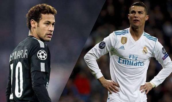 世界第二的争夺 c罗 内马尔!