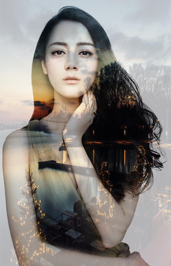 利用ps制作的双重曝光,其实非常简单__财经头条