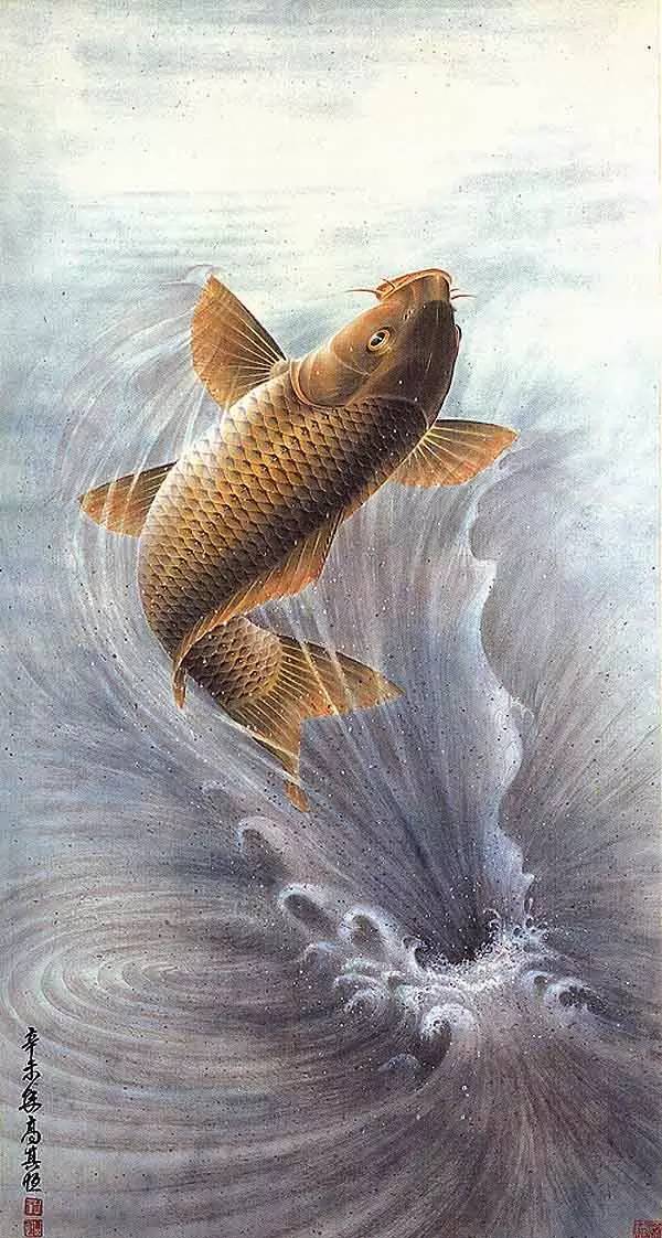 令人拍案叫绝的画作-鱼图!